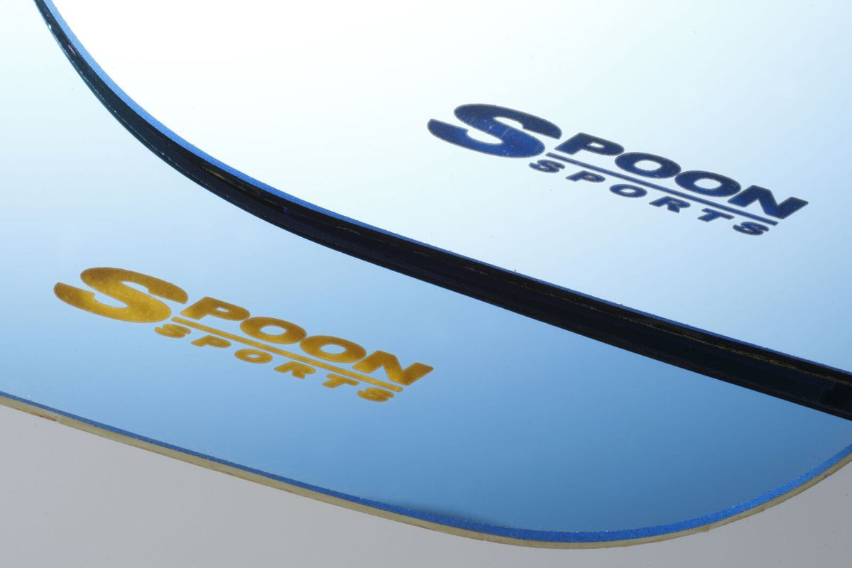 Spoon Sports Blue Wide Door Mirror - Honda Civic Type R (FD2) - Image 2