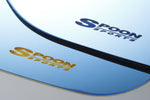 Spoon Sports Blue Wide Door Mirror - Honda Civic (FK7/FK8/FC1) - Image 2 - SPOON Thumbnail
