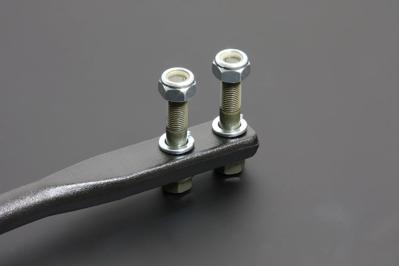 HARDRACE Front Tension/Caster Rod - Nissan Skyline GTS-T (R32/R33/R34) / Skyline GT-R (R33/R34/R32) / Stagea (WC34) - Hardened Rubber - Black - Image 2