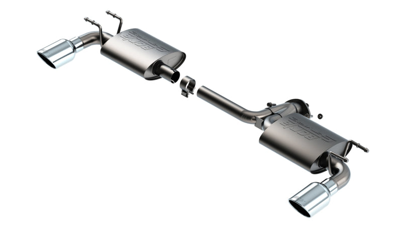 Borla Axle-Back Exhaust - Mazda3 Hatch (BP) - S-Type 2.5in into Dual 2in - Image 8 - Borla
