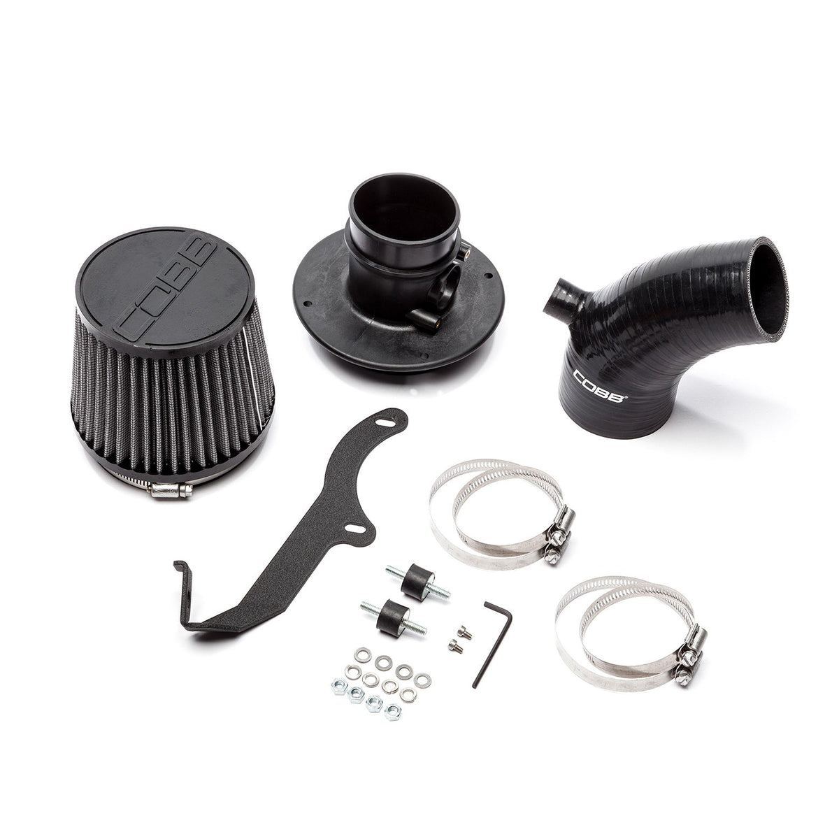 COBB SF intake – Mazda3 MPS – kit with filter, MAF housing, black silicone hose and bracket