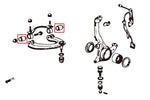 HARDRACE Front Upper Arm Bushing - Honda Integra (DA) - Hardened Rubber - Image 2 - HARDRACE Thumbnail