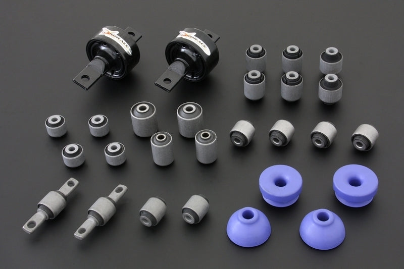HARDRACE Da Complete Bushing Kit - Honda Integra (DA) - Hardened Rubber - HARDRACE