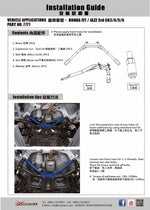 HARDRACE Front Middle Brace - Honda Jazz (GK/GR/GS) / City (GM6) - Image 8 - HARDRACE Thumbnail