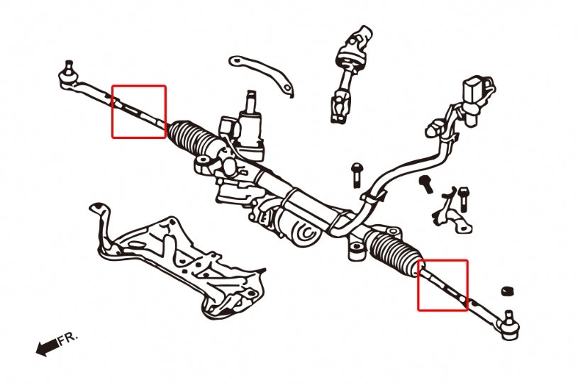 HARDRACE Hard Tie Rod - Subaru Impreza WRX (GE-GR) / Forester (SH) / XV (GP) - Image 2