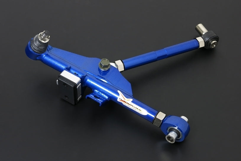 HARDRACE Front Adjustable Lower Control Arm - Nissan Skyline GTS-T (R32) / Silvia / 180SX / 200SX (S14/S15) - Pillow Ball