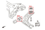 HARDRACE Front Lower Arm Bushing - Audi A3 (Mk3/8V) / TT (Mk3/8S) / Skoda Octavia (Mk3/5E) / Volkswagen Golf (Mk7) - Hardened Rubber - Image 2 - HARDRACE Thumbnail