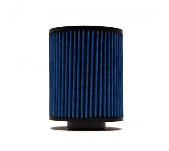 COBB high flow air filter – Ford Focus ST and RS – blue dual-cone element side view