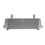 COBB front mount intercooler V2 – Ford Focus ST – silver core with mounting tabs, front view - Cobb Tuning Thumbnail