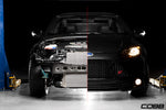COBB front mount intercooler V2 – Ford Focus ST – split view with the bumper off showing the core - Cobb Tuning Thumbnail