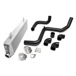 COBB front mount intercooler V2 – Ford Focus ST – core, black pipes, couplers and clamps laid out - Cobb Tuning Thumbnail