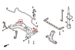 HARDRACE Front Cross Member Bush - Nissan Tiida (C11) / Cube (Z12) - Hardened Rubber - Image 2 - HARDRACE Thumbnail