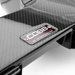 COBB Redline carbon fibre intake – close-up of COBB SF Intake System badge - Cobb Tuning Thumbnail