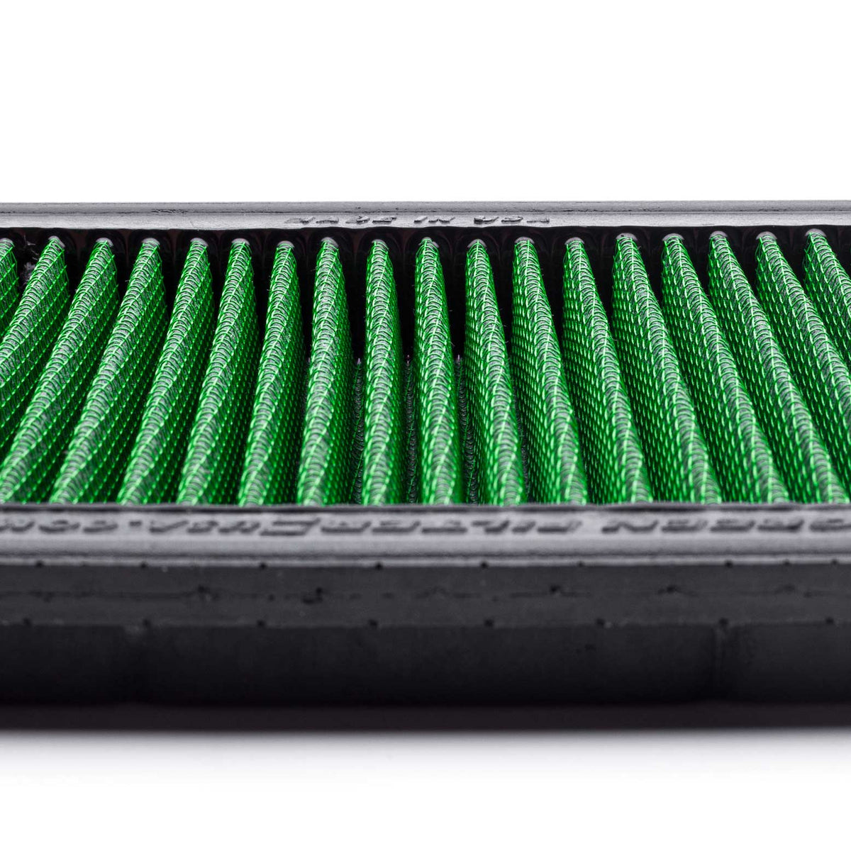 COBB high flow air filter – Honda Civic Type R FK8 – pleated media and rubber frame close-up