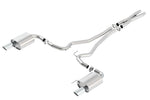 Borla Cat-Back Exhaust - Ford Mustang GT (S550) - 2.5in 4in Tips 2015-2017 - Image 2 - Borla Thumbnail