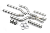 Dinan High Flow X-Pipe Exhaust - BMW X5 M LCI/X6 M LCI (F95/F96) - 3.25in - Stainless Steel