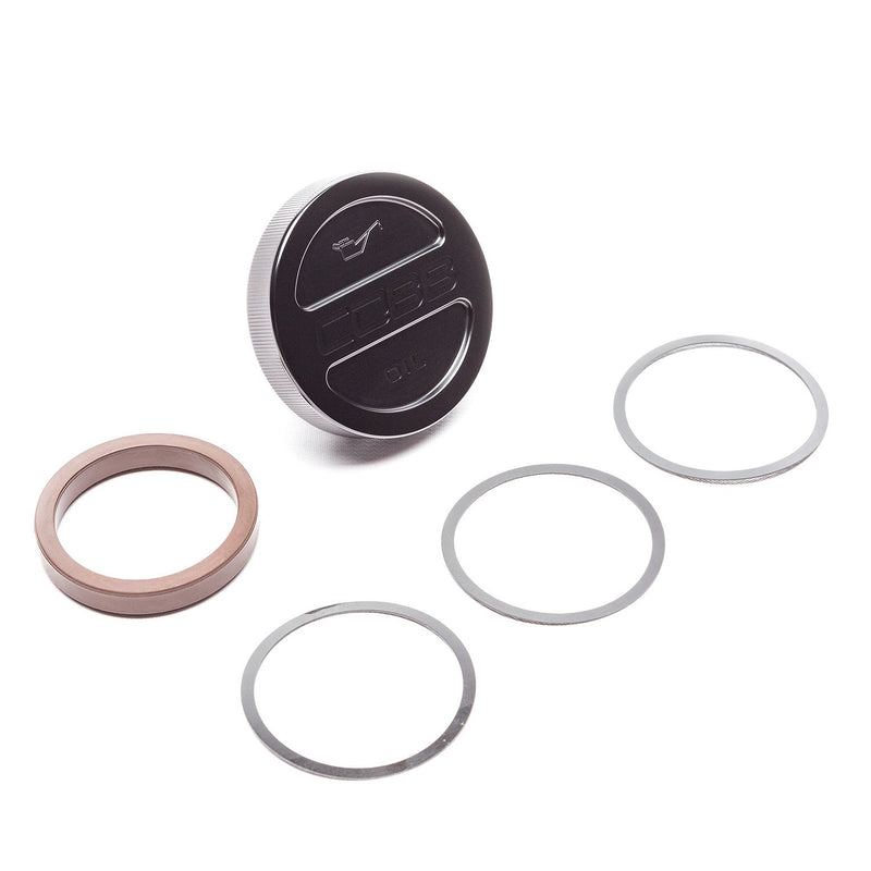 COBB Tuning Billet Aluminium Oil Cap - Subaru All Models (EJ/FA) - Black Anodised - Cobb Tuning