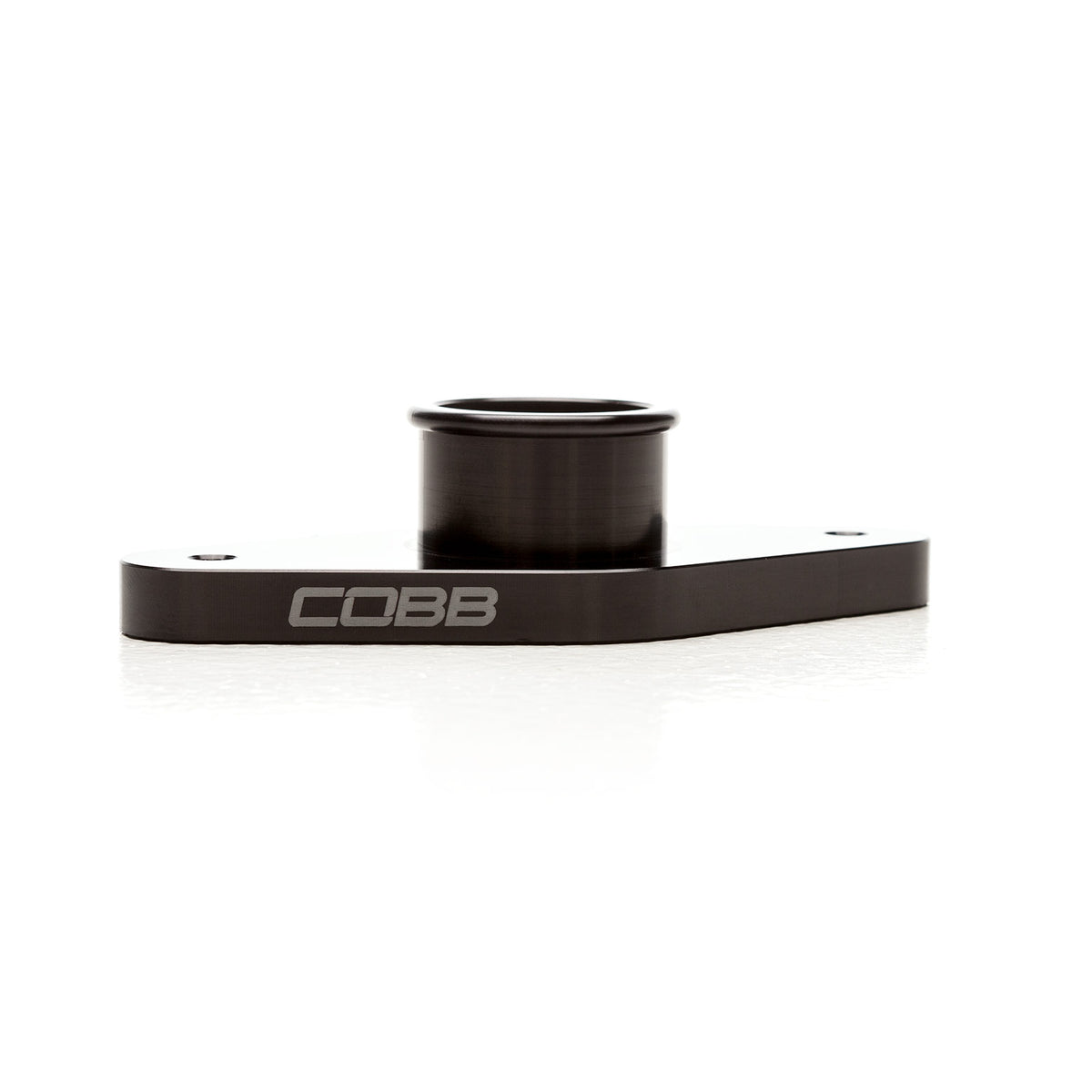COBB BPV adapter – side profile showing the 25mm tube spigot and COBB logo