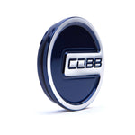 COBB ST-01 wheel – Subaru WRX and STI – blue centre cap, side view - Cobb Tuning Thumbnail