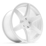 COBB ST-01 wheel – Subaru WRX and STI – white wheel, three-quarter view - Cobb Tuning Thumbnail