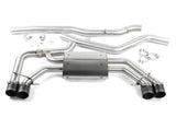 Dinan Valved Catback Exhaust System - BMW X3 M40i/X4 M40i (G01/G02) - Black Tips