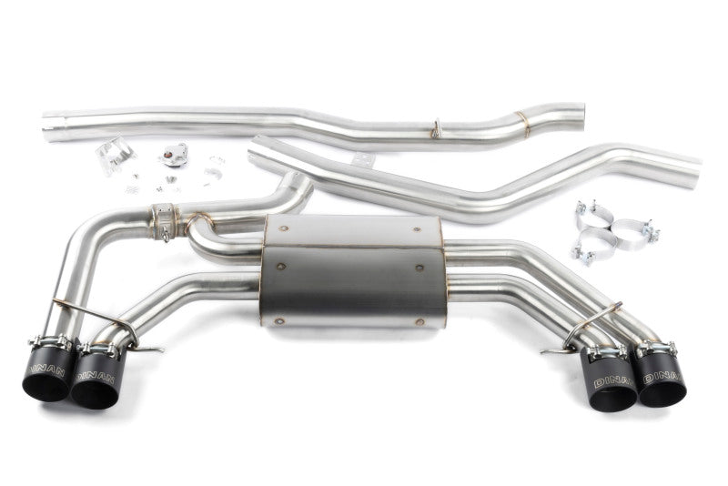 Dinan Valved Catback Exhaust System - BMW X3 M40i/X4 M40i (G01/G02) - Black Tips - Dinan