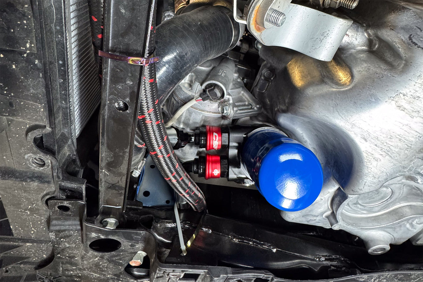 CSF Racing Dual Engine Oil Cooler Kit – Honda Civic Type R (FL5)