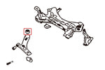 HARDRACE Front Lower Arm Bush - Kia Sportage (SL/QL) / Sorento (UM) / Hyundai Sonata (LF) / Kia Carnival (YP) - Hardened Rubber - Rear Side - Image 2 - HARDRACE Thumbnail