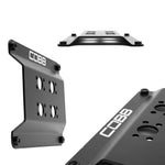 COBB number plate relocation mount – Subaru WRX, BRZ and 86 – backing plate edge and logo close-ups - Cobb Tuning Thumbnail