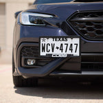 COBB number plate relocation mount – Subaru WRX VB – offset plate on the front bumper - Cobb Tuning Thumbnail