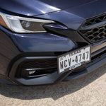 COBB number plate relocation mount – Subaru WRX VB – offset plate, three-quarter view - Cobb Tuning Thumbnail