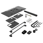 COBB Redline carbon number plate relocation mount – Subaru Impreza WRX/STI – kit contents laid out - Cobb Tuning Thumbnail