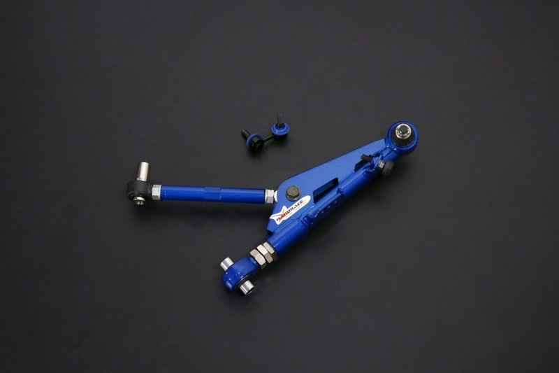 HARDRACE Front Adjustable Lower Control Arm and Sway Bar Link V2 - Nissan Skyline GTS-T (R32) / Silvia / 180SX / 200SX (S14/S15) - Pillow Ball - Minimum +25mm Extend - HARDRACE