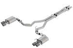 Borla Cat-Back Exhaust - Ford Mustang GT Coupe (S550) - 3in Active Exhaust Quad Tips 2018+ - Image 11 - Borla Thumbnail