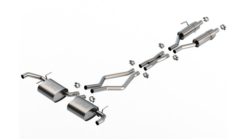 Borla Cat-Back Exhaust - Jeep Grand Cherokee V6 (WL) - S-Type 2.5in - Borla