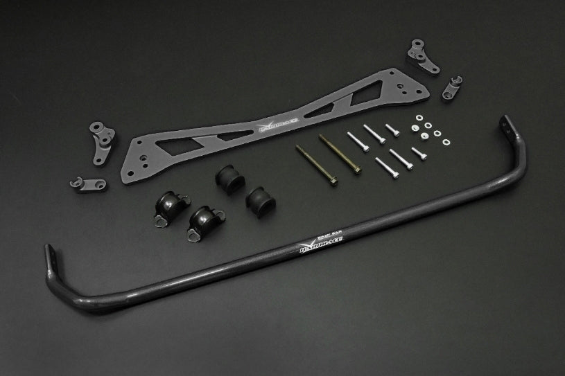 HARDRACE Rear Sway Bar 25.4mm and Subframe Brace Set - Honda Civic (EG/EH/EJ) - Black