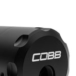 COBB air oil separator – Ford Focus ST – COBB logo close-up on canister end - Cobb Tuning Thumbnail