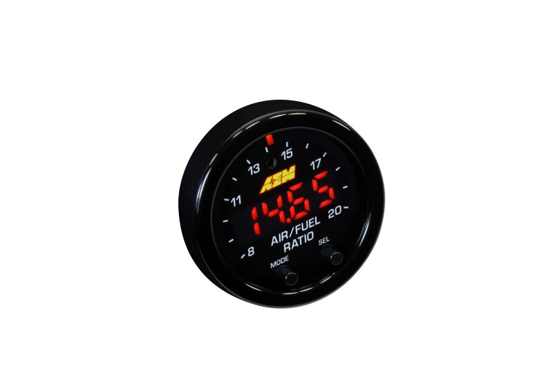 AEM X-Series OBDII Wideband UEGO AFR Sensor Controller Gauge - Universal - AEM Electronics