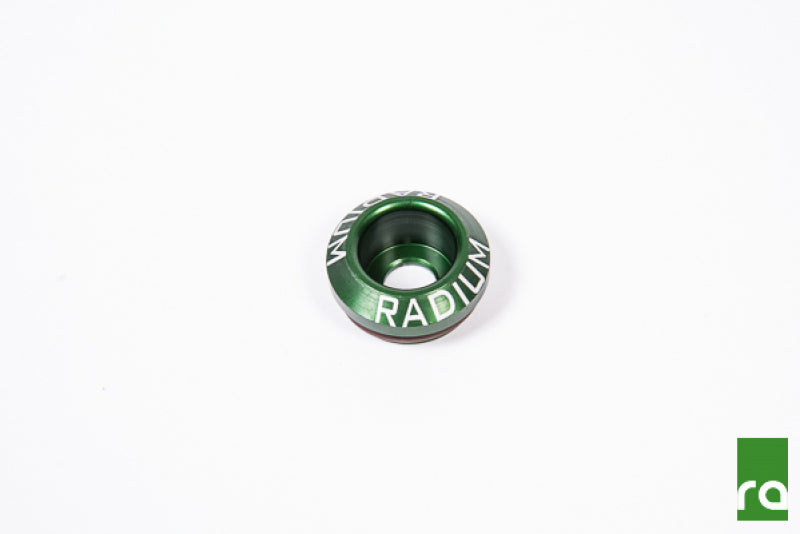 Radium 20-0171 22mm Subaru injector seat, green anodised