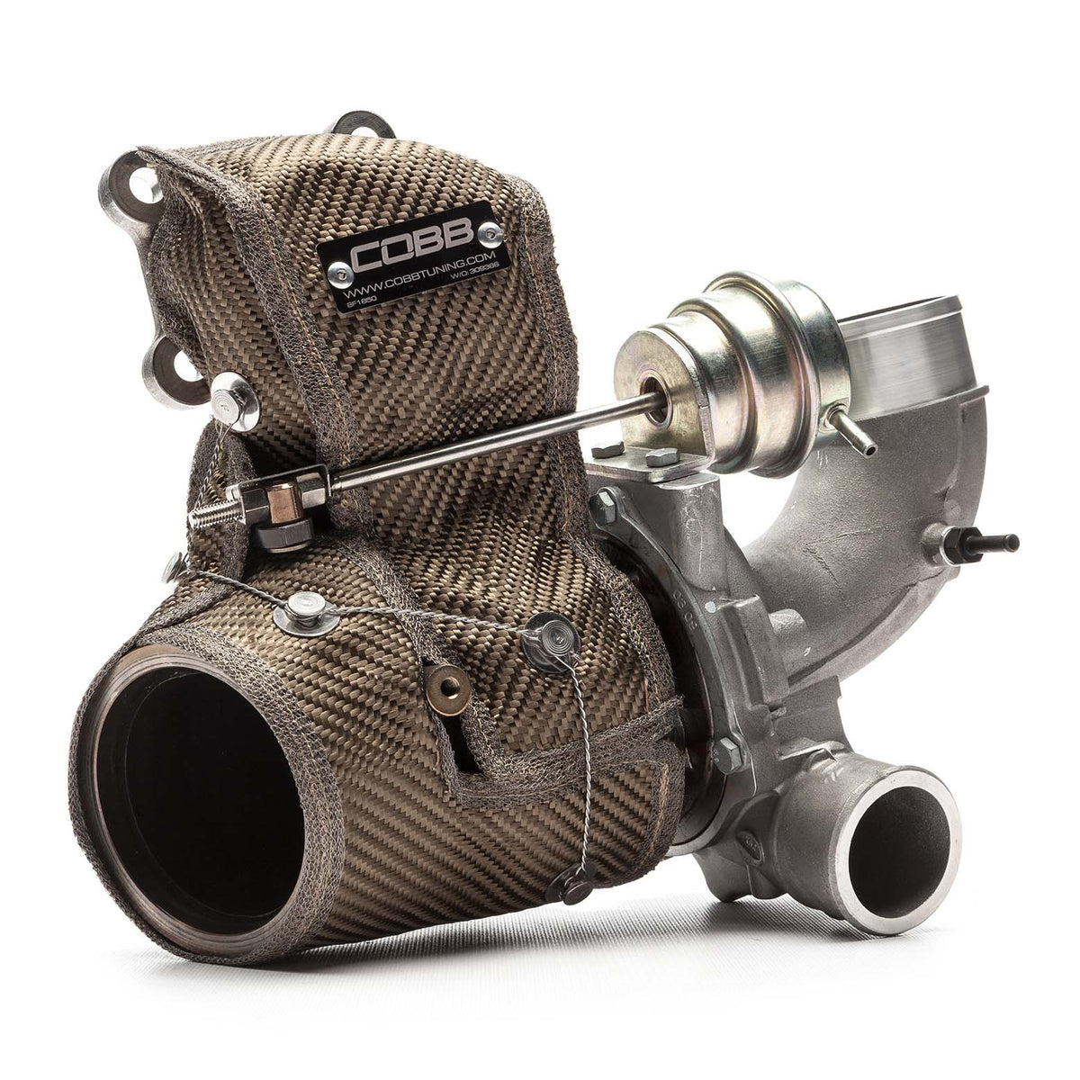 COBB turbo blanket – Ford Focus ST 2.0L EcoBoost – fitted to the turbo, wastegate side