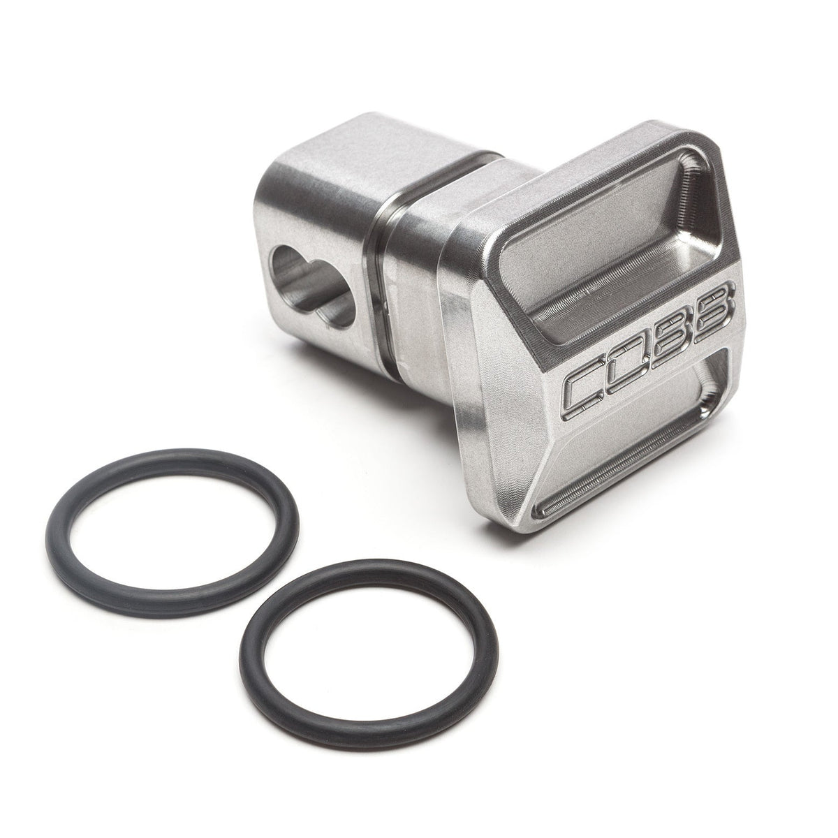 COBB tow hitch cover – tinted clear aluminium insert with two O-rings