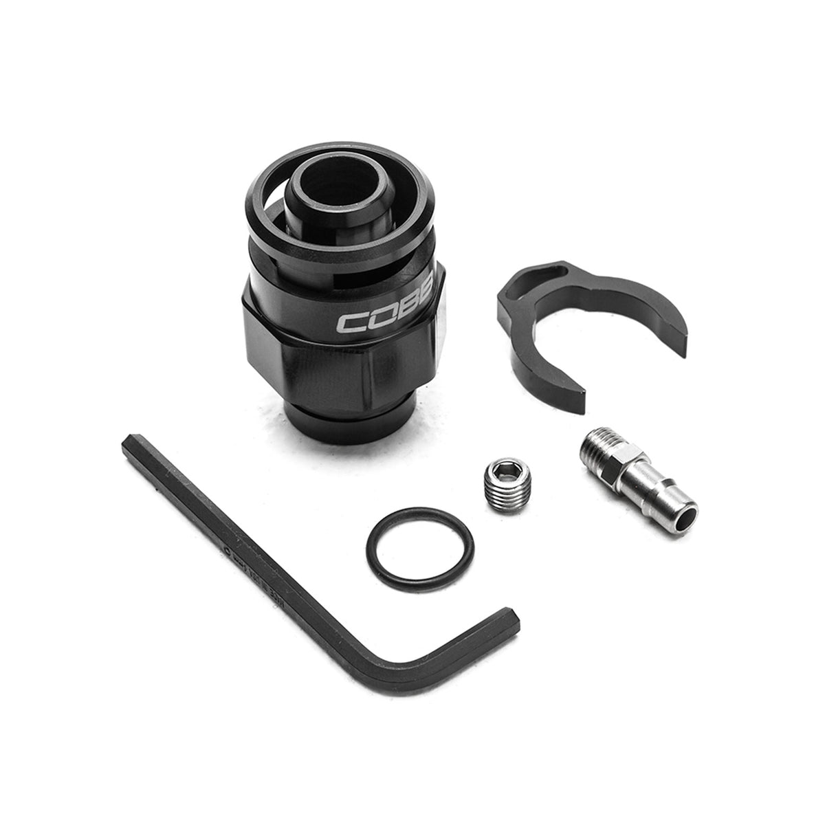 COBB boost tap – Volkswagen Golf GTI Mk6 – tap, clip, barbed fitting, plug, o-ring and hex key