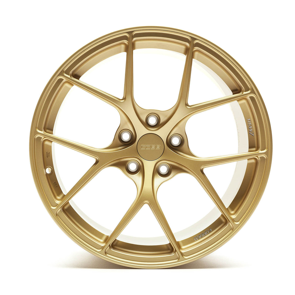COBB Titan7 T-S5 wheel – 19x9.5 Cyber Gold – face-on view