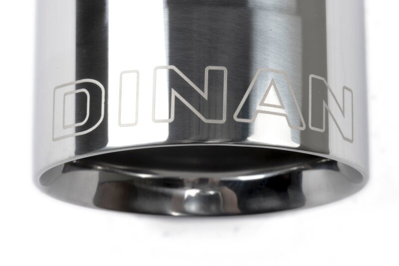 Dinan Double-Walled 4in Clamp-On Exhaust Tip - Polished - 4in Outlet / 2.75in Inlet - Image 2