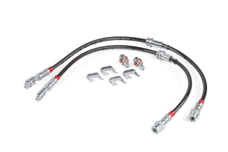 APR Braided Stainless Steel Brake Line Set - Audi A3/S3 (8V) / VW Golf R - Front - APR