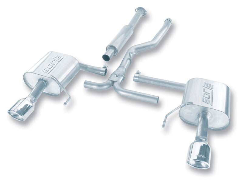 Borla Cat-Back Exhaust - Subaru Liberty GT (BL / BP) - S-Type 2.5in into Dual 2in - Borla