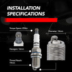 APR Iridium Pro Spark Plug - VW/Audi (EA888.1/2/EA837/EA113) - Heat Range 9 - Image 7 - APR Thumbnail
