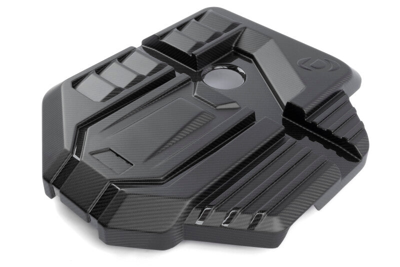 Dinan Matte Carbon Fibre Engine Cover with Gloss Accents - BMW M2/M3/M4 (G80/G82/G87) - Dinan