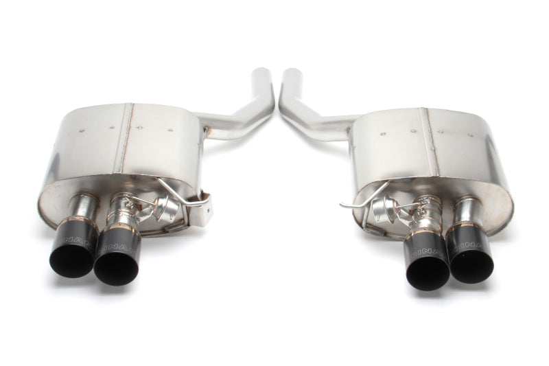 Dinan Free Flow Axleback Exhaust System - BMW 550i (F10) - Black Tips - Dinan