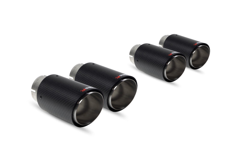 Scorpion Quad 90mm Ascari Carbon Fibre Tailpipe Trim - Universal Scorpion Fitment - Scorpion Exhausts